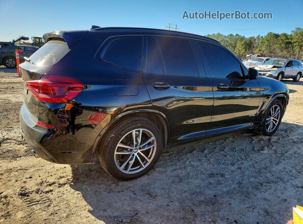 5UXTR9C51JLC75764 2018 BMW X3 Black Задня права чверть