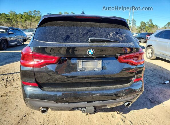 5UXTR9C51JLC75764 2018 BMW X3 Black Вид ззаду
