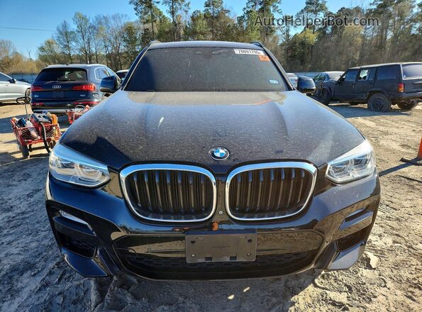 5UXTR9C51JLC75764 2018 BMW X3 Black Вид спереду