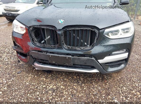 5UXTR9C51JLC80401 2018 BMW X3 Black Widok z przodu