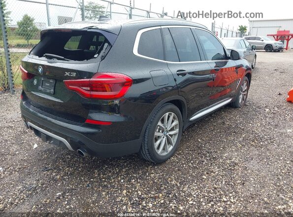 5UXTR9C51JLC80401 2018 BMW X3 Black Tył prawy