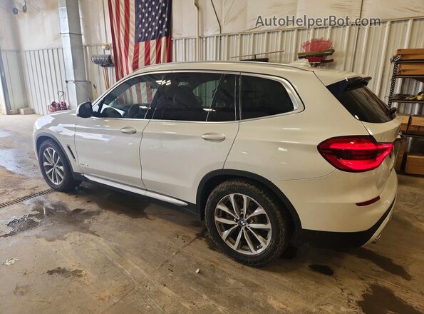 5UXTR9C51JLD66419 2018 BMW X3 White Trasero izquierdo