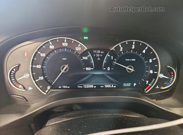 5UXTR9C51JLD66419 2018 BMW X3 White Vista del cuadro de instrumentos