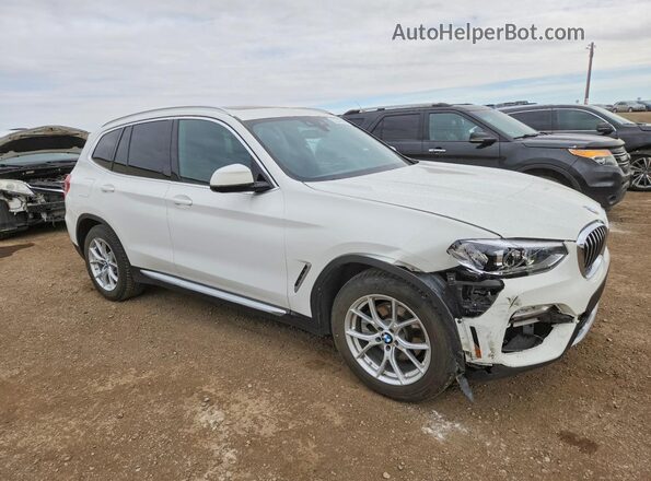 5UXTR9C51JLD69269 2018 BMW X3 White Front right