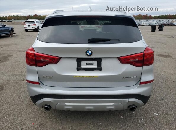 5UXTR9C51KLP84719 2019 BMW X3 Silver Հետևի տեսք