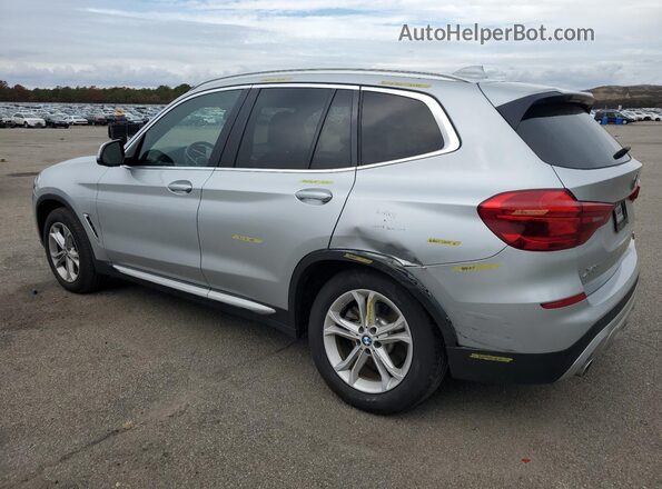 5UXTR9C51KLP84719 2019 BMW X3 Silver Հետևի ձախ