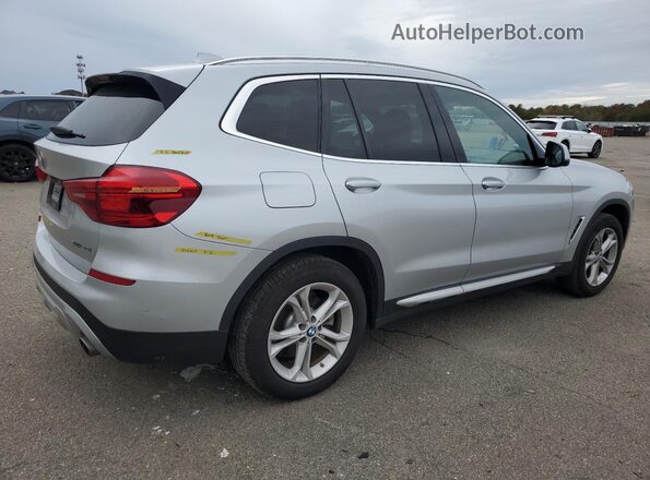5UXTR9C51KLP84719 2019 BMW X3 Silver Հետևի աջ
