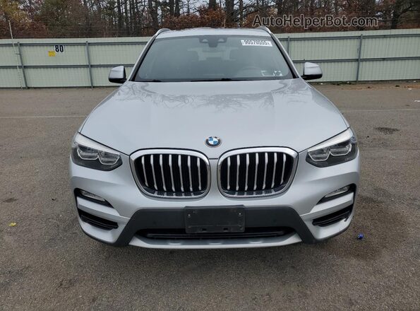5UXTR9C51KLP84719 2019 BMW X3 Silver Դիմացի տեսք