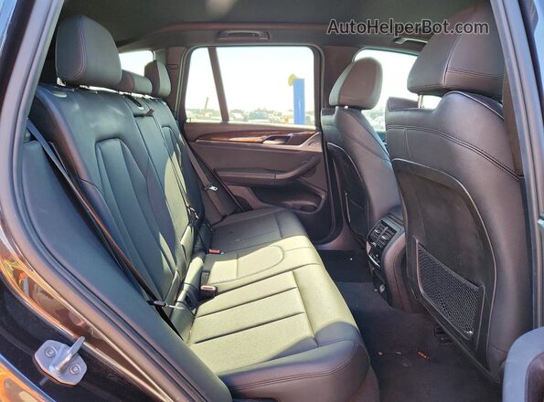 5UXTR9C51KLP91086 2019 BMW X3 Charcoal Rear interior view