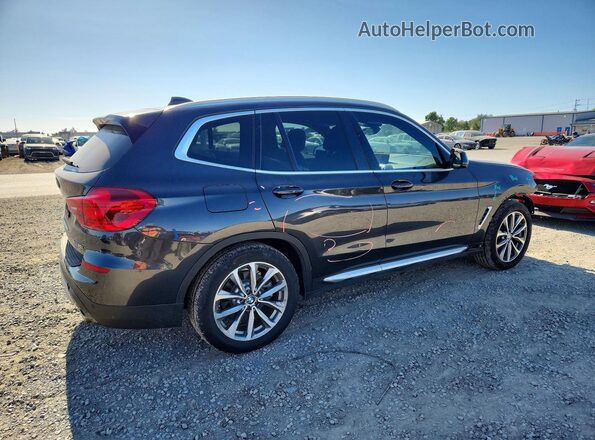 5UXTR9C51KLP91086 2019 BMW X3 Charcoal Rear right