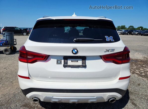 5UXTR9C52JLC72775 2018 BMW X3 White Вид ззаду