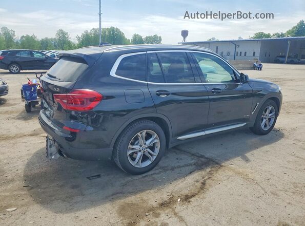 5UXTR9C52JLC73733 2018 BMW X3 Черный Задняя правая четверть