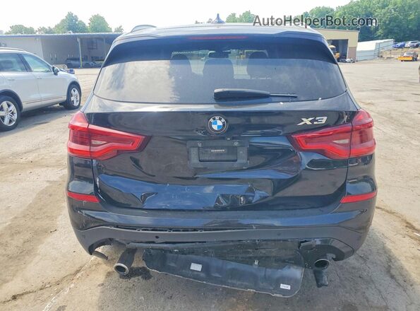 5UXTR9C52JLC73733 2018 BMW X3 Черный Вид сзади