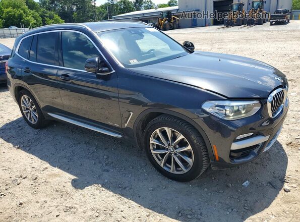 5UXTR9C52JLD57809 2018 BMW X3 Charcoal Przód prawy