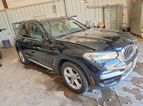 5UXTR9C52KLD90732 2019 BMW X3 Black Front right