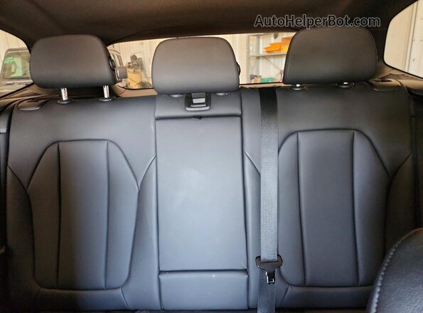 5UXTR9C52KLD90732 2019 BMW X3 Black Rear seats view