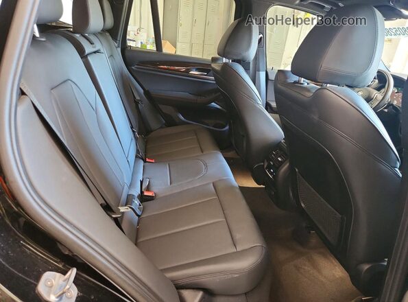 5UXTR9C52KLD90732 2019 BMW X3 Black Rear interior view