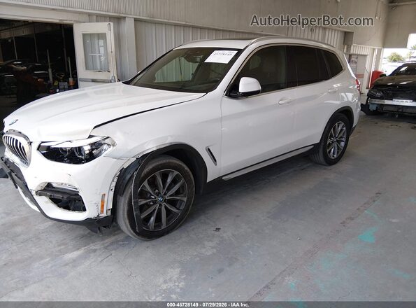 5UXTR9C52KLE12969 2019 BMW X3 White Przód lewy