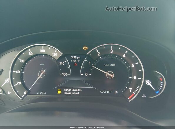 5UXTR9C52KLE12969 2019 BMW X3 White Widok tylnych siedzeń