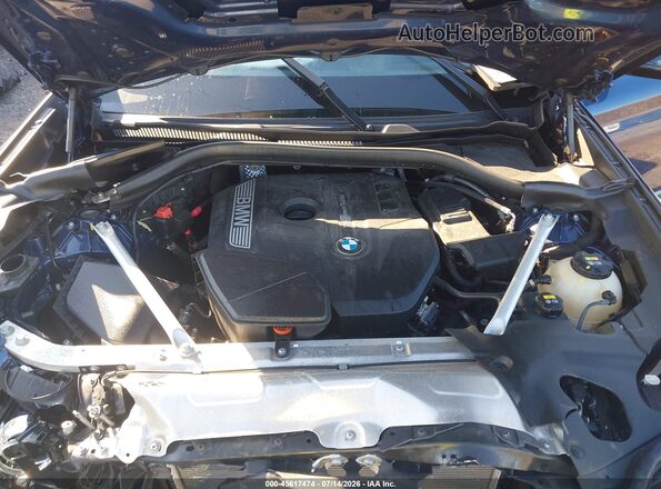 5UXTR9C52KLE14284 2019 BMW X3 Blue Vista trasera