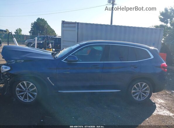 5UXTR9C52KLE14284 2019 BMW X3 Blue 