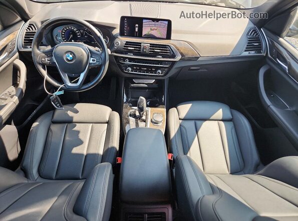 5UXTR9C52KLP84986 2019 BMW X3 Gray Вид панелі приладів
