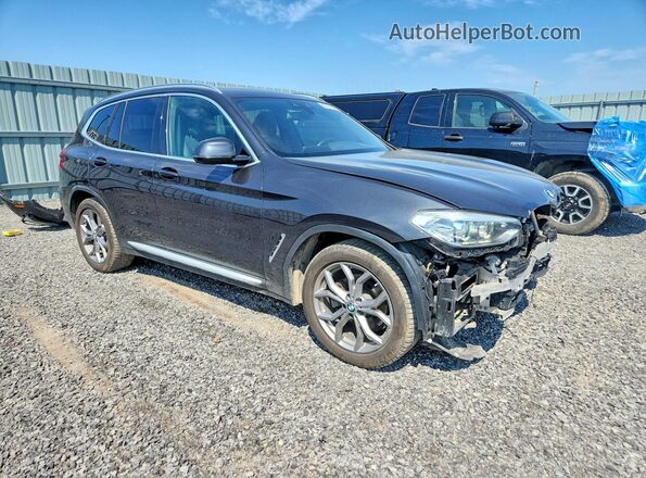 5UXTR9C52KLP84986 2019 BMW X3 Gray Передня права чверть