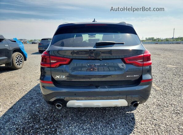 5UXTR9C52KLP84986 2019 BMW X3 Gray Вид ззаду