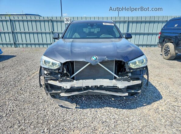 5UXTR9C52KLP84986 2019 BMW X3 Gray Вид спереду