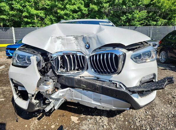 5UXTR9C52KLP89346 2019 BMW X3 White Vista frontal