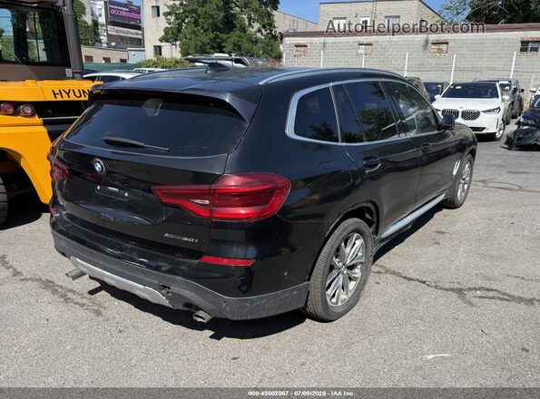 5UXTR9C52KLR09467 2019 BMW X3 Black Հետևի աջ