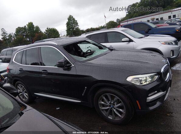 5UXTR9C53JLD73761 2018 BMW X3 Black Вид задньої частини салону