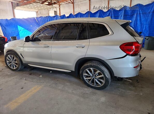 5UXTR9C53KLD99066 2019 BMW X3 Silver Trasero izquierdo