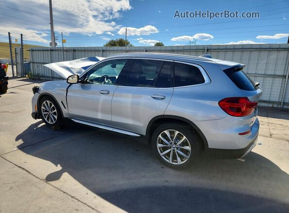 5UXTR9C53KLE13340 2019 BMW X3 Silver Trasero izquierdo