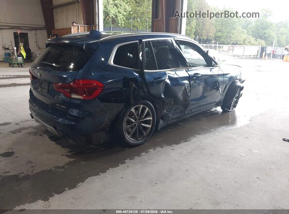 5UXTR9C53KLP94720 2019 BMW X3 Синий Задняя правая четверть