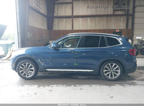 5UXTR9C53KLP94720 2019 BMW X3 Синий Панорамный вид салона 360°