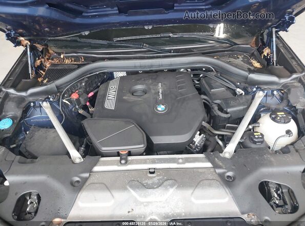 5UXTR9C53KLP94720 2019 BMW X3 Синий Вид сзади
