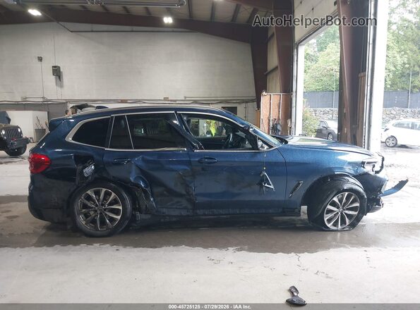 5UXTR9C53KLP94720 2019 BMW X3 Синий Вид задней части салона