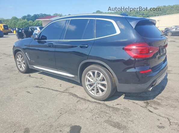 5UXTR9C54JLC80909 2018 BMW X3 Black Rear left
