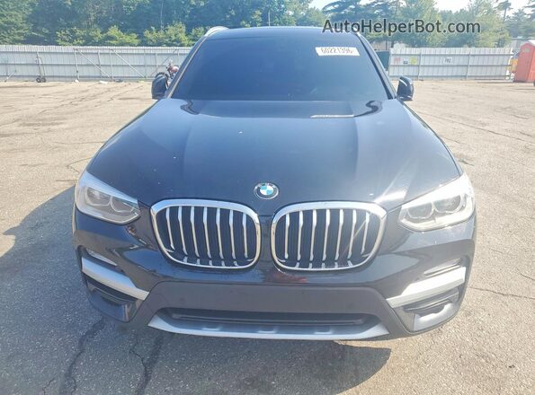 5UXTR9C54JLC80909 2018 BMW X3 Black Front view