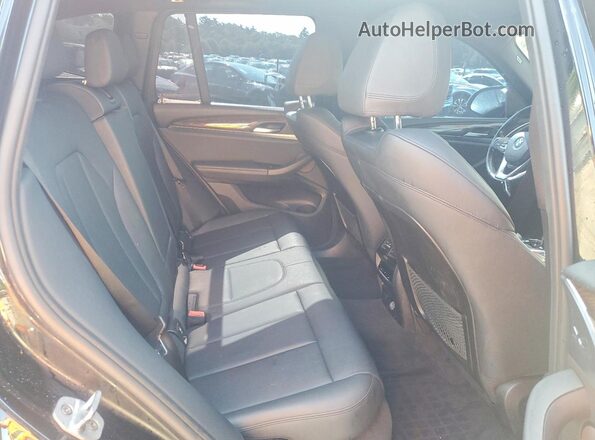 5UXTR9C54JLC80909 2018 BMW X3 Black Rear interior view