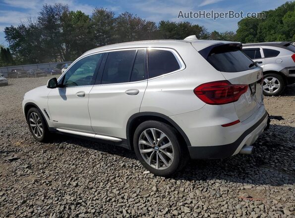 5UXTR9C54JLD66303 2018 BMW X3 Белый Задняя левая четверть