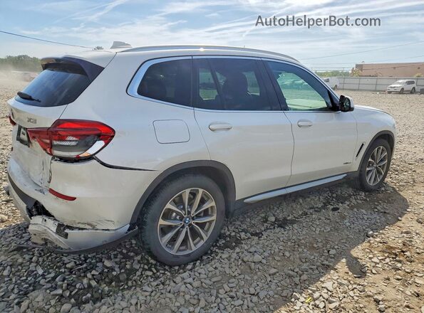 5UXTR9C54JLD66303 2018 BMW X3 Белый Задняя правая четверть