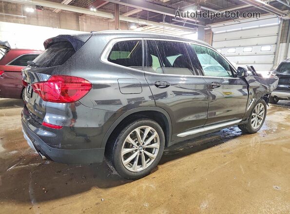 5UXTR9C54JLD67239 2018 BMW X3 Серый Задняя правая четверть
