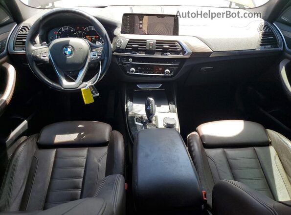 5UXTR9C54KLD97987 2019 BMW X3 Brown Widok deski rozdzielczej