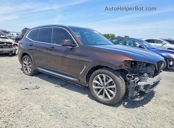 5UXTR9C54KLD97987 2019 BMW X3 Brown Przód prawy