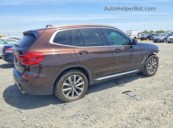 5UXTR9C54KLD97987 2019 BMW X3 Brown Tył prawy