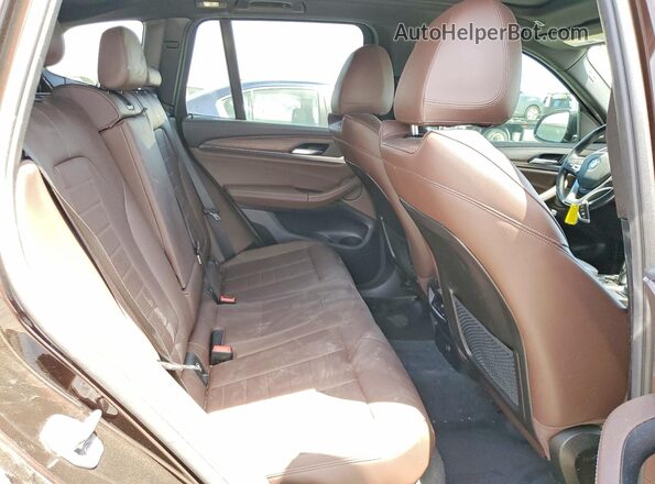 5UXTR9C54KLD97987 2019 BMW X3 Brown Widok wnętrza z tyłu