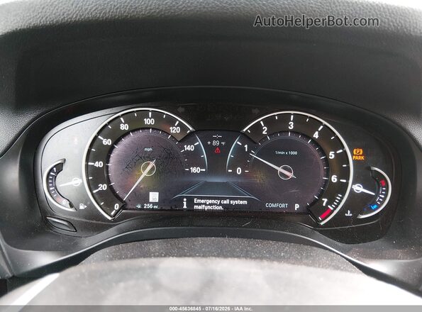 5UXTR9C54KLP84665 2019 BMW X3 Black Հետևի նստատեղերի տեսք
