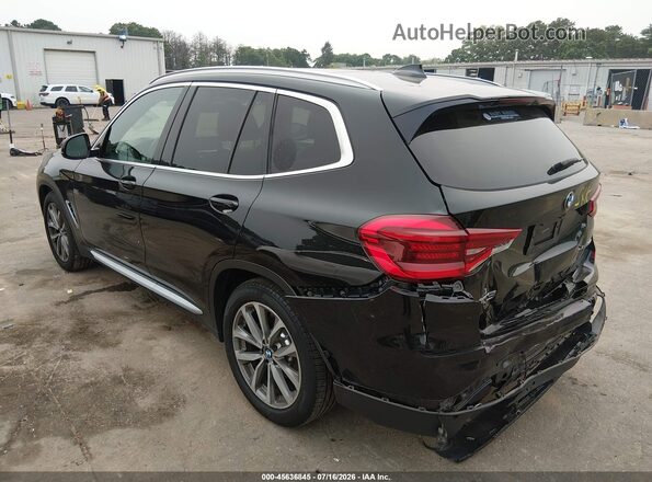 5UXTR9C54KLP84665 2019 BMW X3 Black Հետևի ձախ